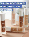 No7 Lift & Luminate Triple Action Serum Foundation Fl Oz)