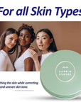 Suppin Translucent Setting Powder & Hydrating BB Cream, Translucent Pressed Powder & Organic BB Cream Foundation with Shea Butter, Planted Protein & Collagen, White Floral Bouquet