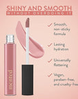 Mented Cosmetics Lip Gloss for Women Tinted Lip Balm Stain, Long Lasting Buildable Moisturizing Lipgloss Lipstick Topper, Made in USA, Cruelty Free Vegan Makeup, Pink About Me