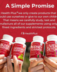 Health Plus Advanced Kidney Cleanse with Cranberry Extract, Turmeric Root and CoQ10, Helps Support Healthy Kidney Function & Urinary Tract Wellness, 60 Capsules