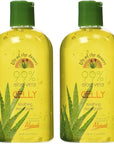 Lily Of The Desert Gelly Moisturizer - 99% Organic Aloe Vera Gel for Skin, After Sun Care with Aloe, Vitamin E Oil, and Vitamin C for Sunburn Relief, 12 Fl Oz (Pack of 2)