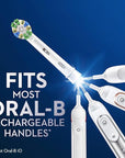 Oral-B Floss Action Replacement Brush Heads for an Oral-B Electric Toothbrush, Pack of 6