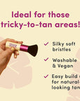 Coco & Eve Sunny Honey Bali Bronzing Bundle (Medium). All Natural Sunless Tanning Mousse. Instant Self Tanning Lotion with Bronzer, Mitt Applicator and Kabuki Brush.
