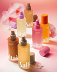 Saltair Body Oil. Luxurious Santal Bloom After Shower and Bath Oil Moisturizer for Women and Men. Botanical, Non-Greasy, and Well-Absorbing Lotion for Hydrating Dry Skin. 4oz Pump Bottle