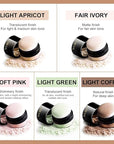 Setting Powder Lightweight Loose Powder Finishing Powder Long-Lasting (Soft Pink/Shimmering) 0.28 Oz