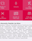 Côte Beauty's Peptide Lip Shine in Lola, Ultra Hydrating & Long-Lasting Coral Plumping Lip Gloss for Women with Hyaluronic Acid, Shea Butter & Jojoba Oil, Vegan & Cruelty-Free, 0.12 Fl Oz