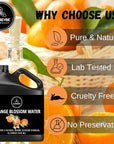 Naturevibe Botanicals Orange Water 32 Ounces | 100% Pure and Natural | Great for Skin Care and Hair Care