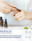 HIQILI 1 Fl Oz Basil Essential Oil, 100% Pure Undiluted for Skin, Diffuser - 30ml