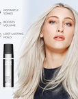 XMONDO Hair Supernova Blonde Toning Leave-In Foam, Vegan Formula Hair Toner Foam for Reducing Brassy and Yellow Tones on Blonde, Highlighted, and Gray Hair Colors, 6.7 Fl. Oz