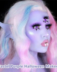 Go Ho Pastel Purple Face Body Paint Stick,Water Based Washable Lavender Face Paint Stick,Non-toxic Full-coverage Cream Light Purple Body Paint for Halloween Ursula Costume Cosplay SFX Makeup