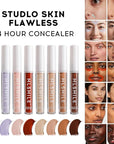 Color Liquid Contour, HD Studio Skin Flawless Water-Based Concealer, 04