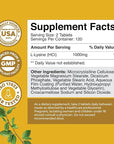 L Lysine 1000mg per serving Nutritional Supplements - L-lysine Essential Amino Acids for Eye Health Lip Care Bone Support Immune System Support Muscle Growth and Vegetarian Collagen - 240 Tablets