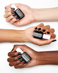 Essie Salon-Quality Nail Polish, 8-Free Vegan, Jet Black, Licorice, 0.46 fl oz