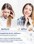 HIQILI 30 ml Grapefruit Essential Oil, for Diffuser, Skin Care,100% Pure and Natural - 1 Fl Oz