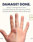 Onsen Hand & Cuticle Rescue Cream | Organic Nail Strengthener & Balm | Dry, Cracked Hands, Elbows & Feet | Shea Butter, Tsubaki & Jojoba Oil | Nail Repair & Growth, Vegan - 1 Pack (0.88 oz)