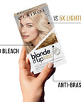 Clairol Blonde It Up Permanent Hair Dye, Platinum Blonde Hair Color, Pack of 2