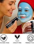 BOBISUKA Light Blue Face & Body Paint Stick Water-Based Washable Face Paint Makeup Stick for Halloween Sally, Corpse Bride, Avatar, Skeleton, Smurf, Cosplay, SFX, Sports Eye Black & Costume Party
