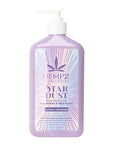 Hempz NEW Star Dust Body Lotion, Iridescent Glow Shimmer, Passionfruit and Wild Orchid, Hydrating and Nourishing Moisturizer, 17 oz.