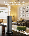 Waterless Essential Oil Diffuser,Aromatherapy Diffusers,Scent Diffusers for Home,Large Room, Hotel Scent Diffuser, 1000sq.ft, Aroma Diffusers (Black)