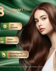 Permanent Hair Dye Gray Coverage Hair Dye PPD-Free Hair Color Kit 4A Cream Latte Brown