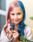 New Hair Chalk Comb Temporary Hair Color Dye for Girls Kids with Light Color Hair, Washable Hair Chalk for Girls Age 4 5 6 7 8 9 10 Birthday Cosplay DIY,Independence Day (Red,White,Blue)