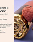 Winky Lux Cheeky Rose Liquid Blush, Gel-Cream Blush with Buildable Color, Lightweight Velvet Finish for Long Lasting Color, Neutral Rose, Queen