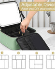 Relavel makeup bag with led