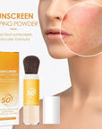 Sunscreen Setting Powde Spf 50 Pa++Mineral Setting Powder Lightweight Concealer