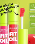 4 Colors Hydrating Lip Oil,Fat Lip Oil Lip Glaze,Shiny Transparent Lip Gloss Plumping,Nourishing & Non-sticky Long Lasting Fresh Clear Smooth Lip Care,Long Lasting Lip Oil(Set B)