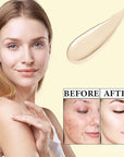 Skin Tone Adjusting CC Cream SPF 50,Cosmetics CC Tone (Ivory)