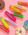 Lip Smacker Original & Best Holiday Flavored Lip Balm Party Pack, Oatmeal Cookie, Vanilla, Mango, Watermelon, Tropical Punch, Cotton Candy, Kiwi, Strawberry, Clear