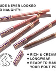 Long-Lasting & Waterproof Lip Liner Pencil – Oral Fixation – Precision Application with Sharpenable Tip (FRENCH KISS)
