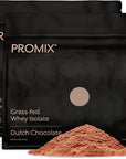 Promix Whey Protein Isolate Powder, Chocolate - 5lb Bulk - Grass-Fed & 100% All Natural - Post Workout Fitness & Nutrition Shakes, Smoothies, Baking & Cooking Recipes - Gluten-Free & Keto-Friendly