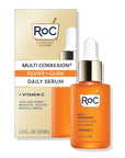 RoC Multi Correxion Revive + Glow 10% Active Vitamin C Serum for Face, Daily Anti-Aging Wrinkle and Skin Tone Skin Care Treatment, Brightening Serum , 1 Fluid Ounce