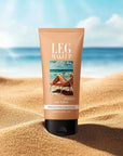 Legs Makeup Waterproof with Brush - No Transfer Body Concealer for Varicose Veins Appearance, Tattoo & Scar Cover Up for All Skin Tones, Waterproof (Medium)