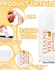 50 Pcs Thank You Gifts Mini Lip