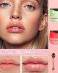 2 PCS Bee Lip Balm Honey