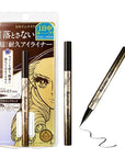Heroine Make by KISSME Prime Liquid Eyeliner, Super Waterproof, Ultra Fine Tip for Precise Eye Makeup, Stay All Day Long, 02 Brown Black 0.4mL/0.01 Fl Oz