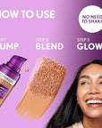 Covergirl Simply Ageless Skin Perfector Essence Foundation, 65 Tan-Rich, Tinted Skincare Makeup Hybrid, Sheer Tint, Radiant Finish, Glowy Finish, Vegan Formula, 1.0oz