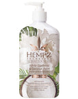 Hempz Body Lotion Moisturizer - White Gardenia & Coconut Palm - Daily Moisturizing Cream, Shea Butter, Coconut Oil - Skin Care Products, All Natural Hemp Seed Oil - 17 Fl Oz