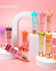 Ruby Kisses Broadway Vita-Lip Clear Lip Gloss (Argan Oil 6 Pack), Ultra-Hydrating & Soothing Formula with Multi-Vitamin Oils, High-Shine Non-Sticky Finish, Protecting Glossy Lip Balm With Vitamin E