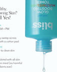 Bliss Well Yes Hydrating Toner with Vitamin B3, B5, B6, C & E - Brightens, Soothes, and Balances Skin - Alcohol-Free, Ideal for Sensitive & Oily Skin