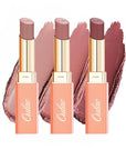 Oulac Hydrating Lipstick Set For Women Plum Brown Lipsticks High Impact Lipcolor Tinted Lip Balm, Nourishing, Satin Finish, Moisturizing Creamy Formula, Vegan Gluten Free 05+06+08(SET 2)