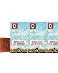 Duke Cannon Supply Co. Big Brick of Soap Bar for Men Leaf + Leather (Amber & Woodsy Scent) Multi-Pack - Superior Grade, Extra Large, Masculine Scents, All Skin Types, Paraben-Free, 10 oz (3 Pack)