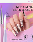 MelodySusie Nail Art Liner Brushes
