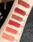 Lip Liner Set, 6 Colors Longwear and Pigmented Matte Lip Pencil Makeup, Smooth Application, Retractable Waterproof Lip Liner