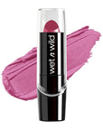 wet n wild Silk Finish Lipstick, Hydrating Rich Buildable Lip Color, Formulated with Vitamins A,E, & Macadamia for Ultimate Hydration, Cruelty-Free & Vegan - Light Berry Frost
