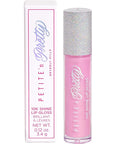 Petite 'N Pretty 10K Shine Lip Gloss for Girls (Gia Pink) - Makeup for Kids, Tweens, Teens - High Shine, Soft, Hydrating, Lightweight, Made in the USA