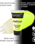 Mehron Makeup Fantasy F/X Water Based Face & Body Paint (1 oz) (GLOW IN THE DARK)