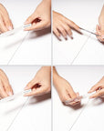 Tweezerman Glass Manicure Set Includes Nail Clipper, Cuticle Pusher, Glass Nail File, and Glass Nail Buffer